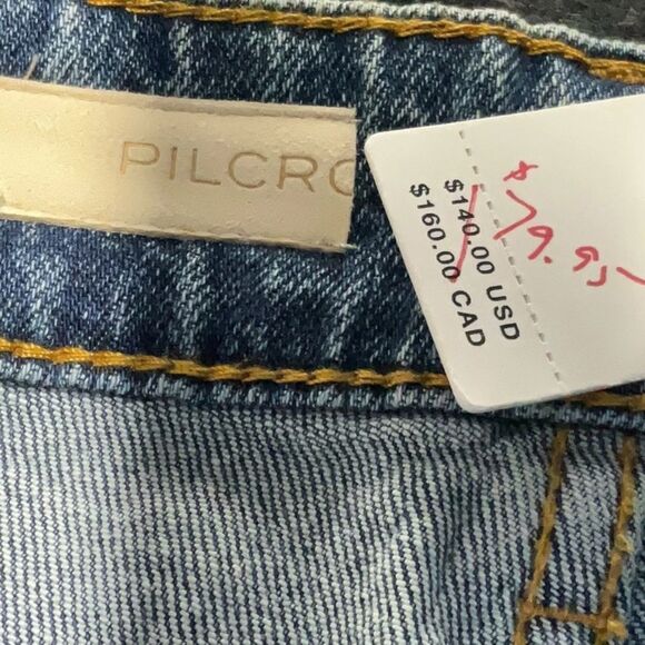 NWT Pilcro The Vintage Straight Medium Wash Boot Cut Jeans Size 29 - Picture 6 of 7